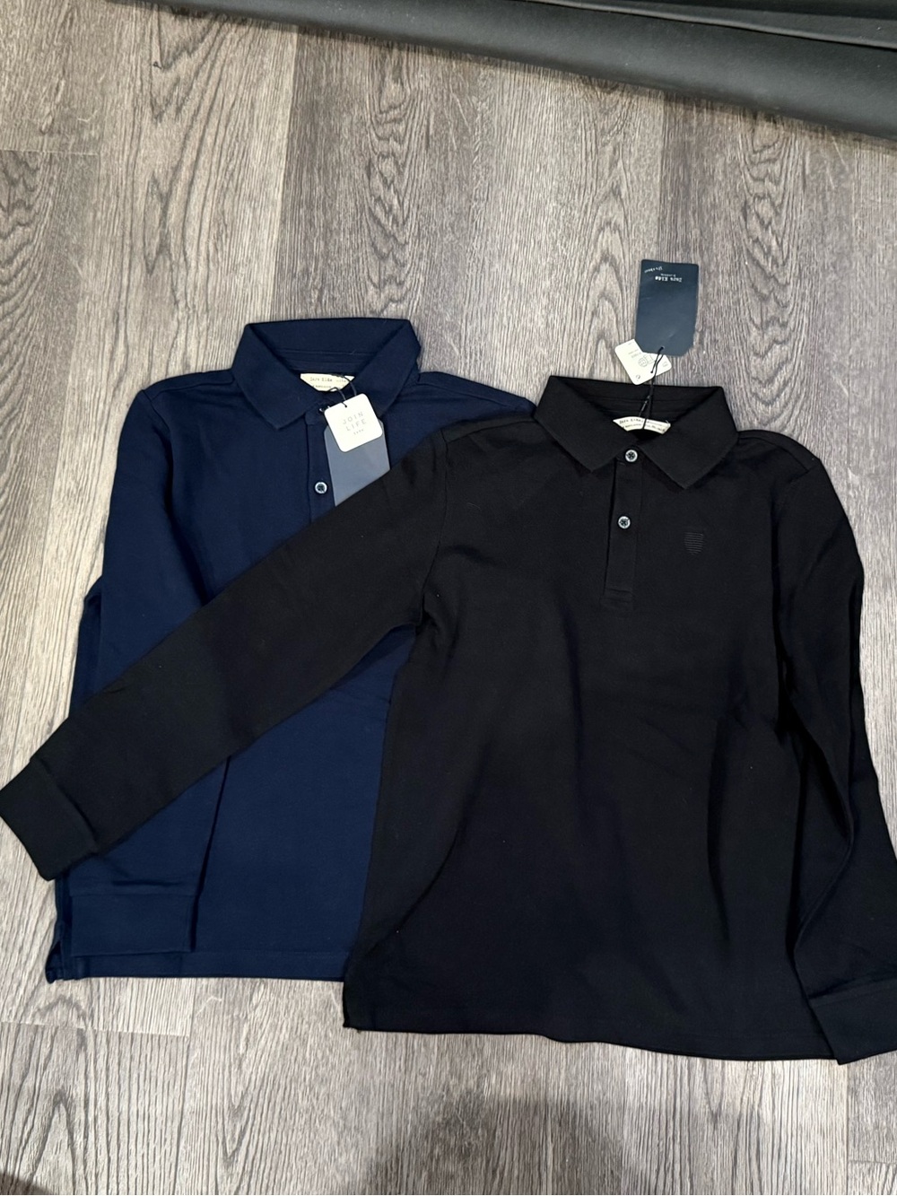Set of 2 nwt long sleeves polo tee